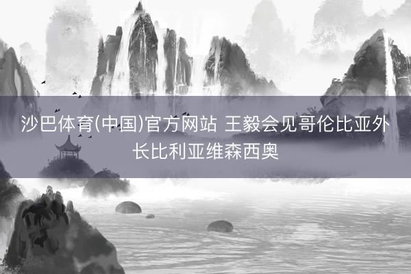 沙巴体育(中国)官方网站 王毅会见哥伦比亚外长比利亚维森西奥
